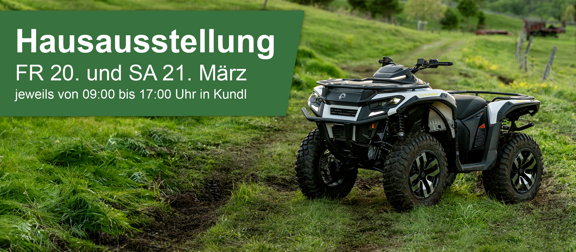 Pünktlich zum Start in den Frühling! ATV/SSV im Einsatz.