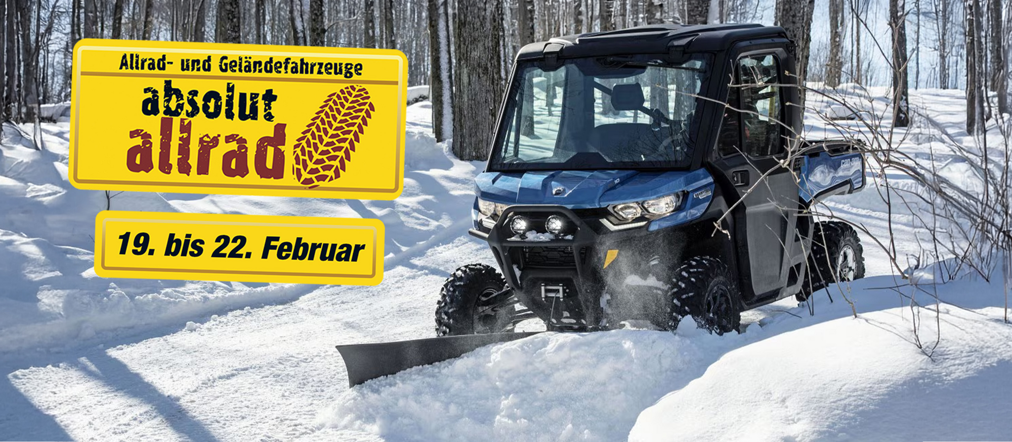 Absolut Allrad | 19. bis 22. Februar Messehinweis Absolut Allrad 2026 in Salzburg